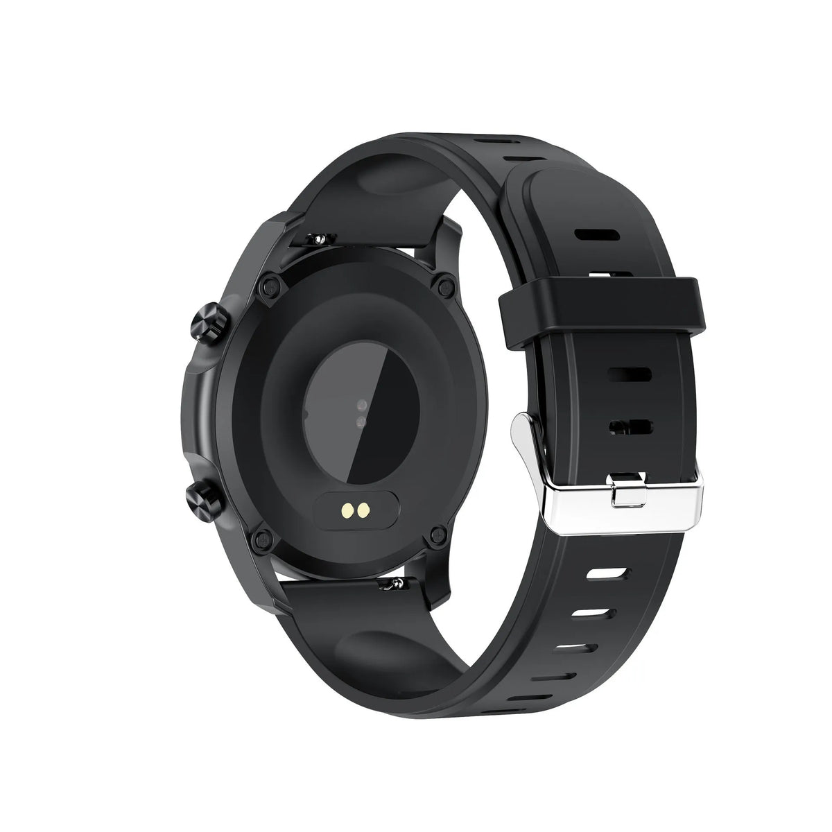 Youth2 Smart Bracelet with body temperature display on a 1.3-inch screen in a black zinc alloy case.