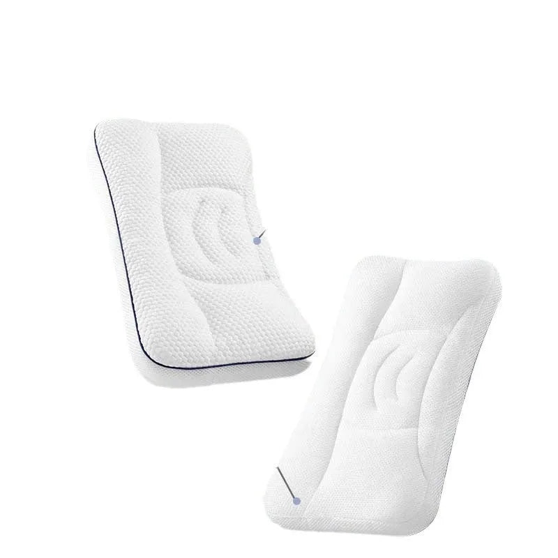Children's antibacterial neck pillow with partition design for 1-6 year olds in modern colours.