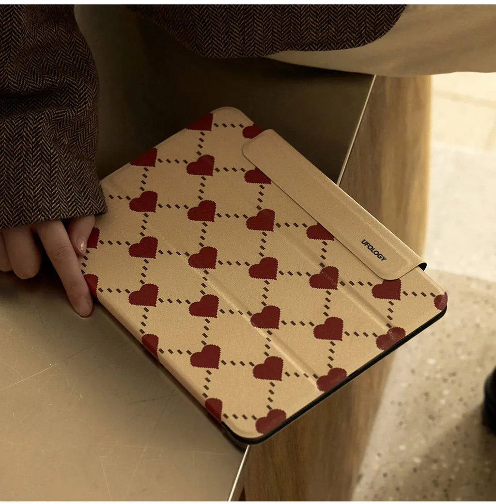 iPad Air 4 and Air 5 magnetic protective case with polyurethane shell and inner protection