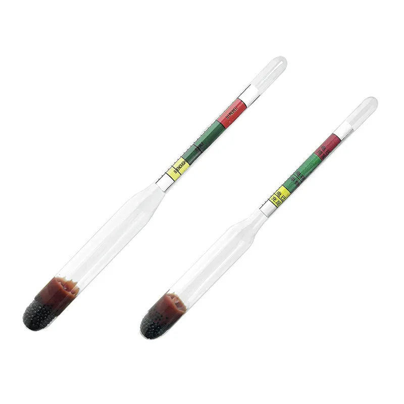 Electrohydraulic hydrometer for automobile battery testing with 330mm glass construction