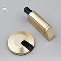 Zinc alloy invisible door stopper in modern minimalist design for wall protection