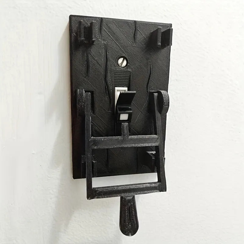 DZ1V1 retro mechanical light switch wall plate with vintage design