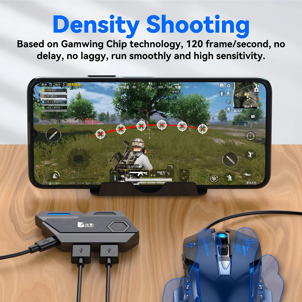 Chicken Throne gaming converter showing USB interface and official configuration colour