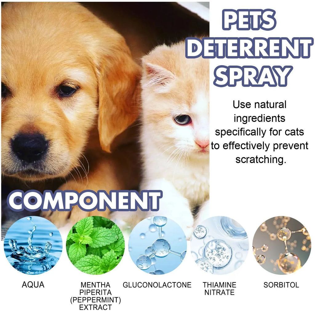 50ml pet training spray deterrent bottle for dogs and cats scratching furniture