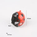 Small pet helmet for chickens and birds with adjustable elastic bands and sponge lining