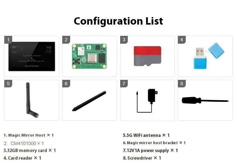 13.3 inch integrated computer voice assistant with CM4 main control and touch display screen