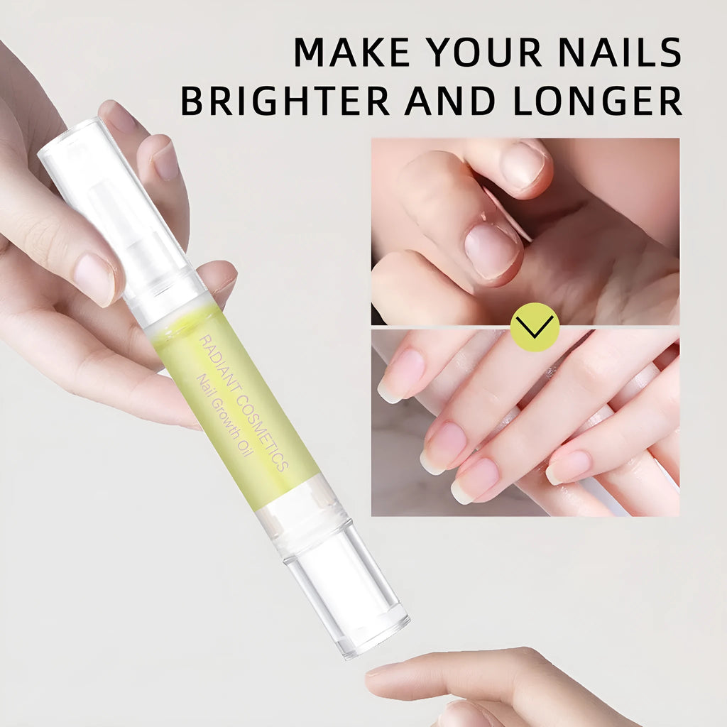 3ml nail growth treatment oil bottle for promoting nail growth and moisturising cuticles