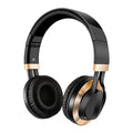 Black wired over-ear headphones with microphone, 40mm drivers and 1.5m cable with 3.5mm plug