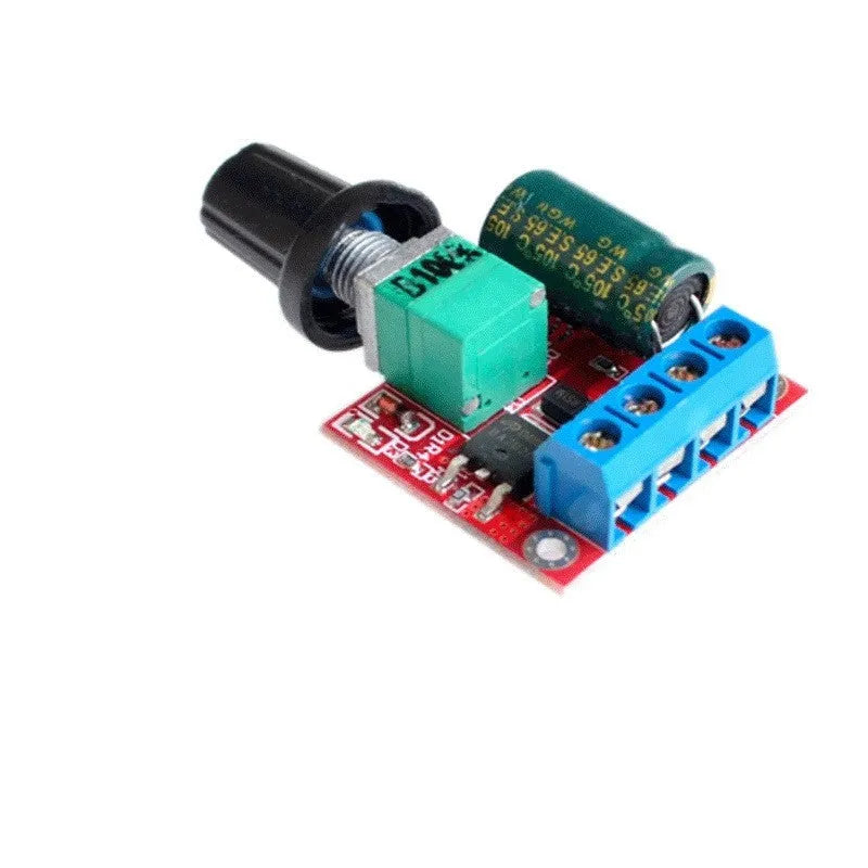 PWM DC motor speed controller governor with potentiometer knob for 5V-35V input