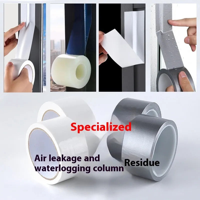 Roll of high-adhesive windproof sealing tape in customisable sizes for window and gap insulation.