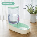 Large grey automatic pet feeder or water fountain with 3.8 litre capacity for cats and dogs