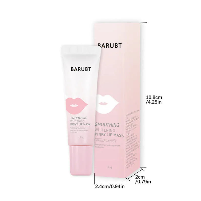 8.5g tube of moisturising and brightening lip balm with anti-chapping properties