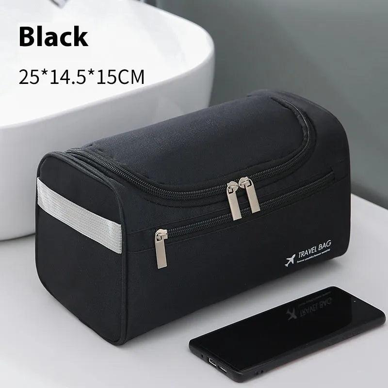 Large waterproof cosmetic storage bag in European and American retro style with six colour options