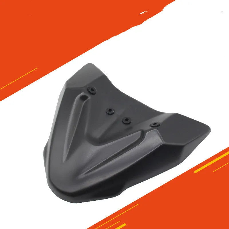 Black ABS plastic fixed wind front wing for KTM Adventure motorcycles