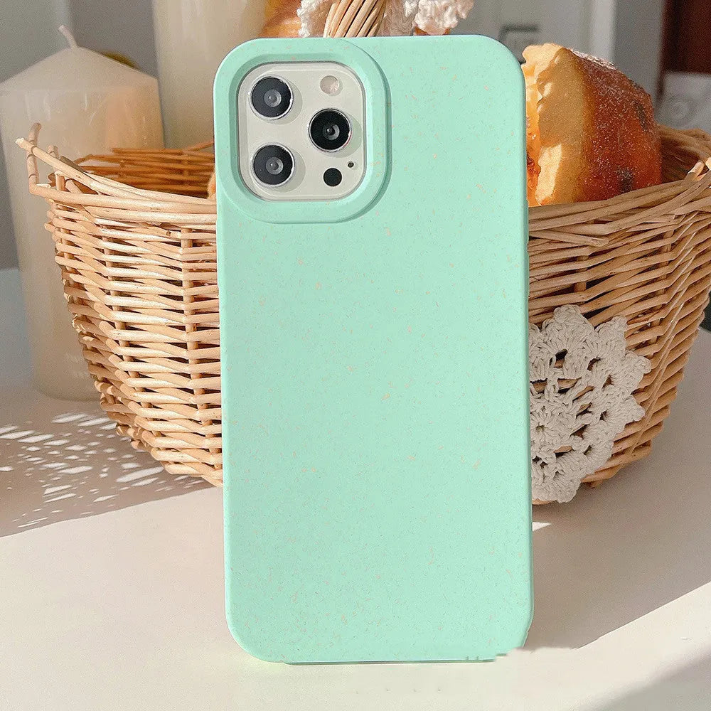 Biodegradable wheat straw protective phone case for Apple iPhone 14 Pro Max in multiple colours