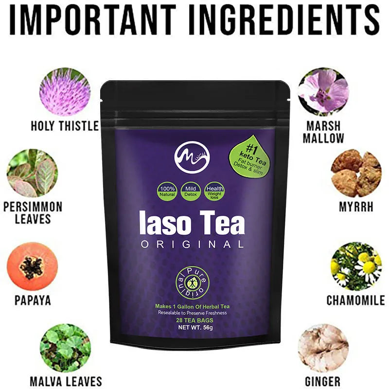 Single sugar-free slimming tea bag for cold soaking preparation