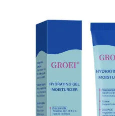 50ml bottle of hyaluronic acid moisturising facial gel for skin hydration