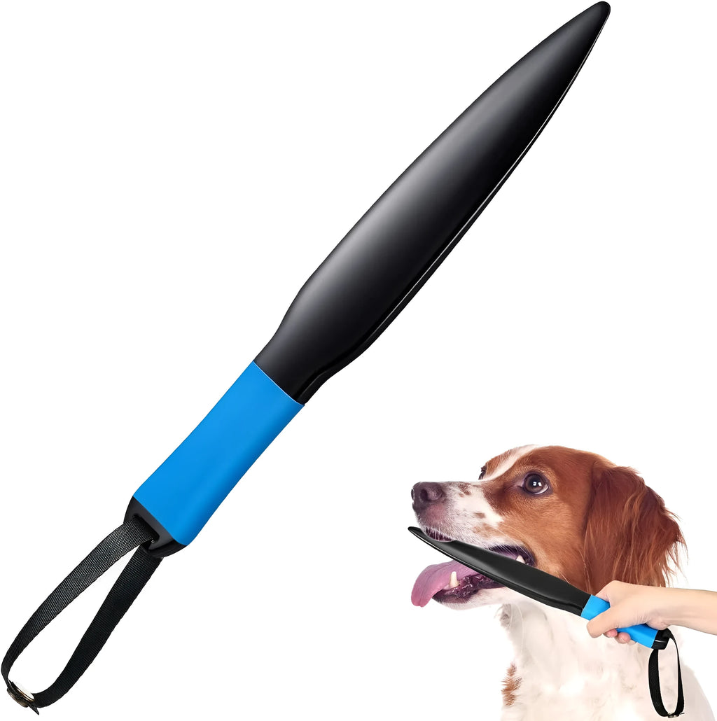 35cm blue-handled dog break stick training tool for bite prevention and mouth release