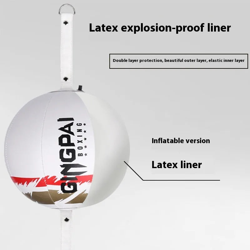 Hanging boxing speed ball in black colour for reaction training