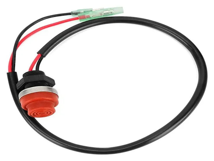 YAMAHA motorboat engine emergency stop switch with rope lanyard