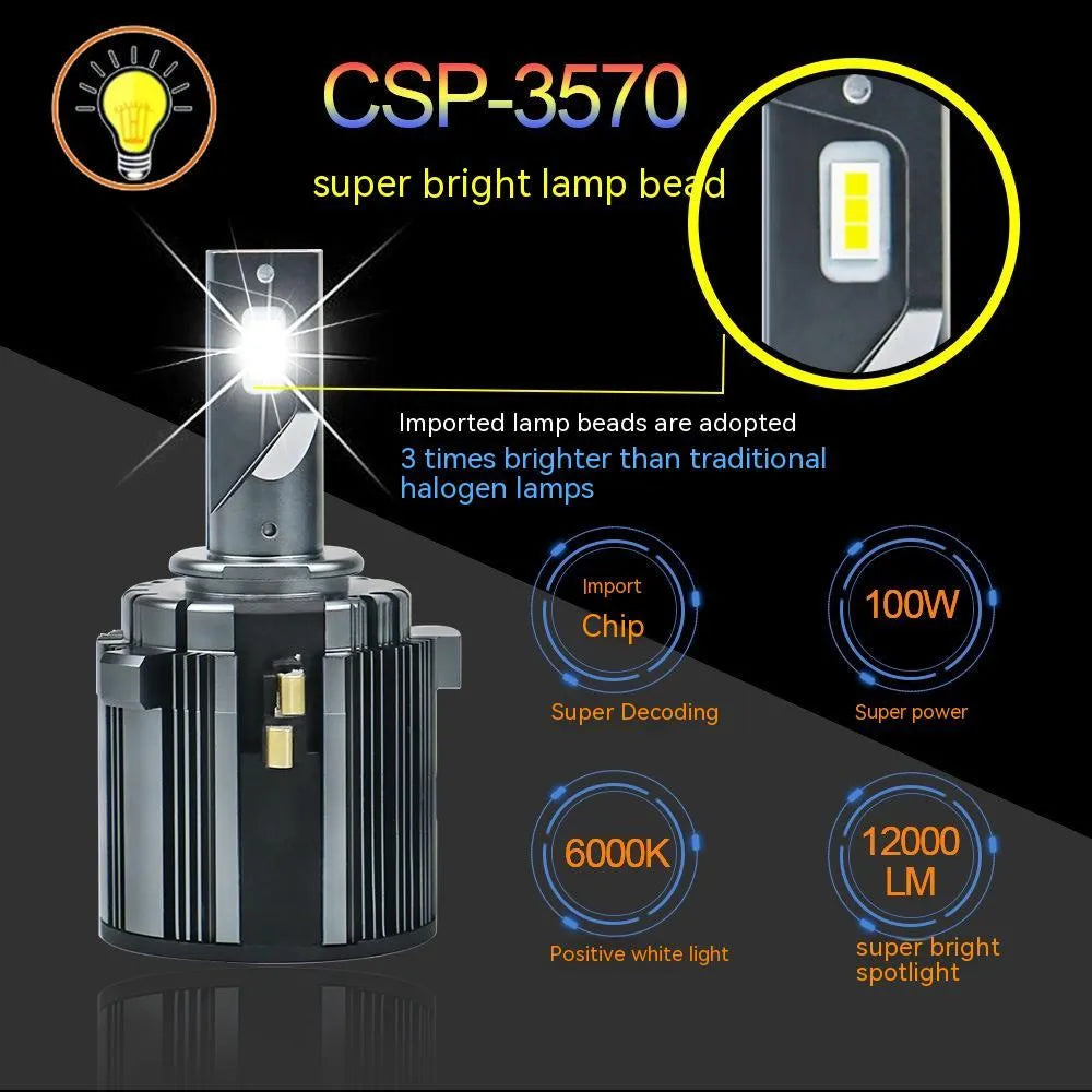 Golf 7 dedicated LED low beam headlight unit with aluminium housing for Xia Lang Shanku models.