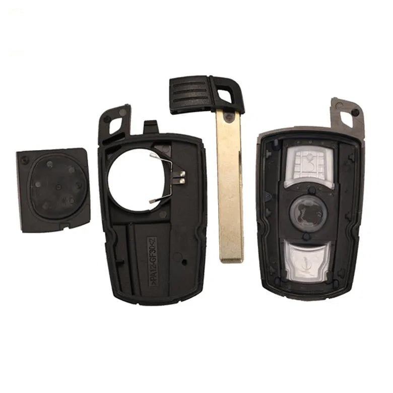 BMW semi-intelligent remote car key replacement set with three keys, model HU92.