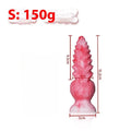 Pink platinum silicone penis-shaped women's masturbation device with Berserker S and M options