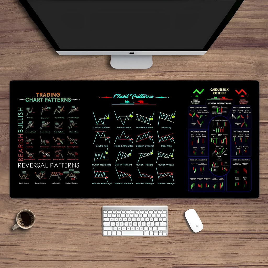 Black anti-slip rubber mouse pad with thermal transfer printing on stain-resistant surface