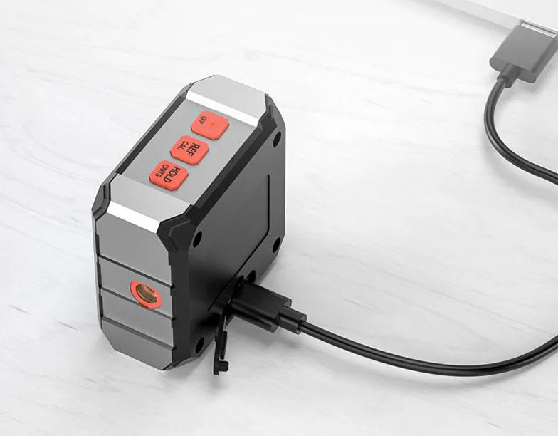 Digital laser infrared woodworking steel tape measure tool with inclinometer and alloy casing