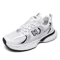Men's casual running shoes with mesh upper and plastic sole in three colour options