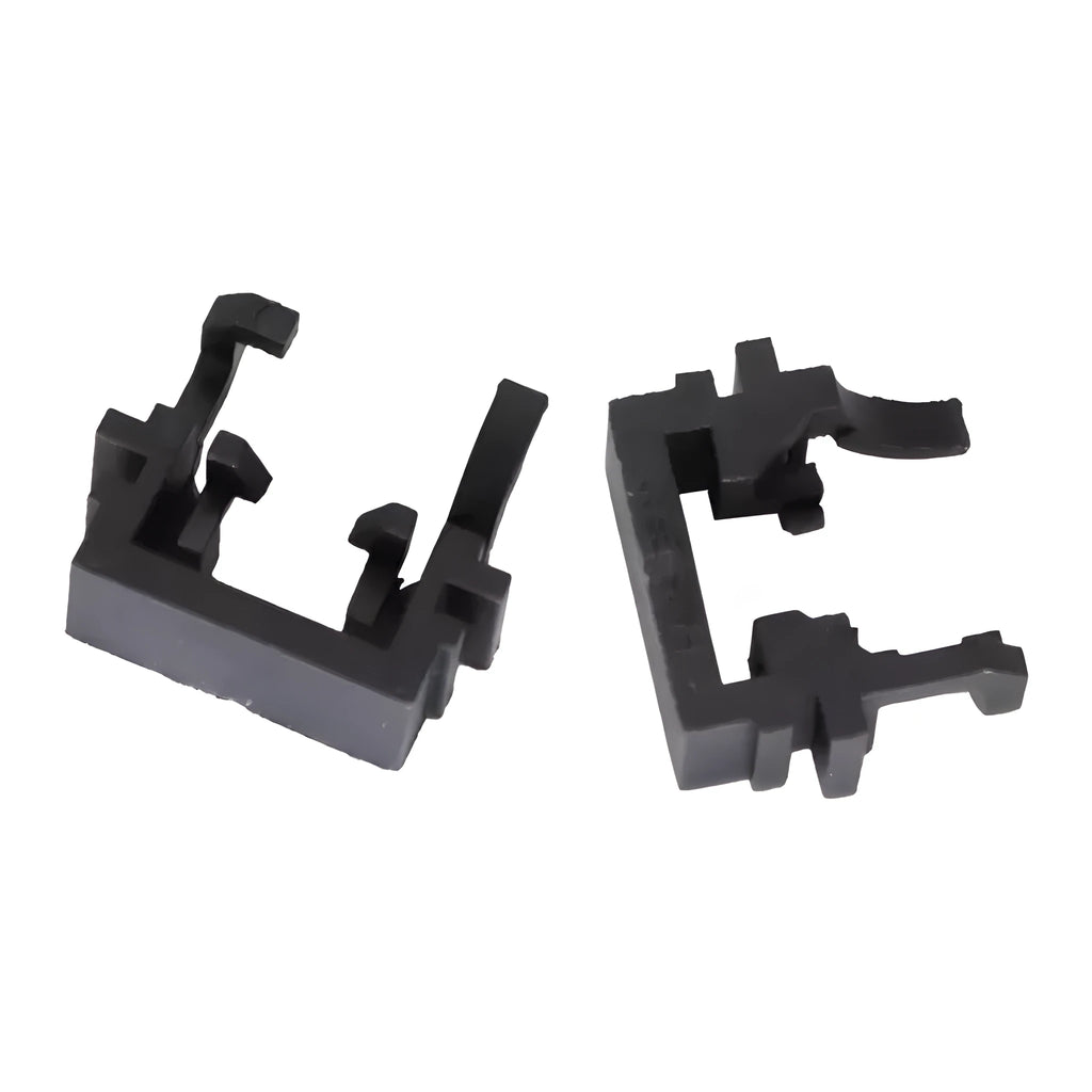 Black plastic LED headlight conversion holder for Ford Focus Mondeo Fiesta vehicles