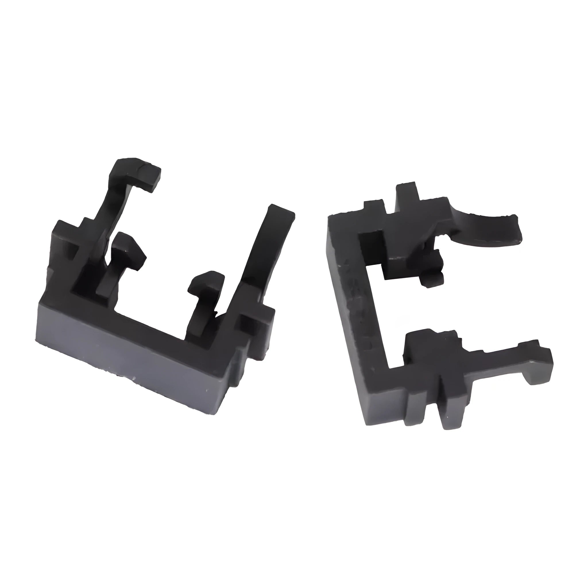 Black plastic LED headlight conversion holder for Ford Focus Mondeo Fiesta vehicles
