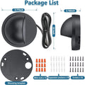 Low voltage outdoor step light with IP67 rating, showing compact aluminium body and PC lens.