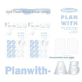 Oblique angle artsy ins style student draft notebook in A5 and B5 sizes with 60 sheets