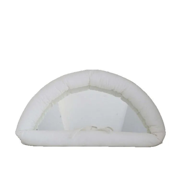 Soft fabric rectangular hanging mirror with cotton filling in modern simplicity style