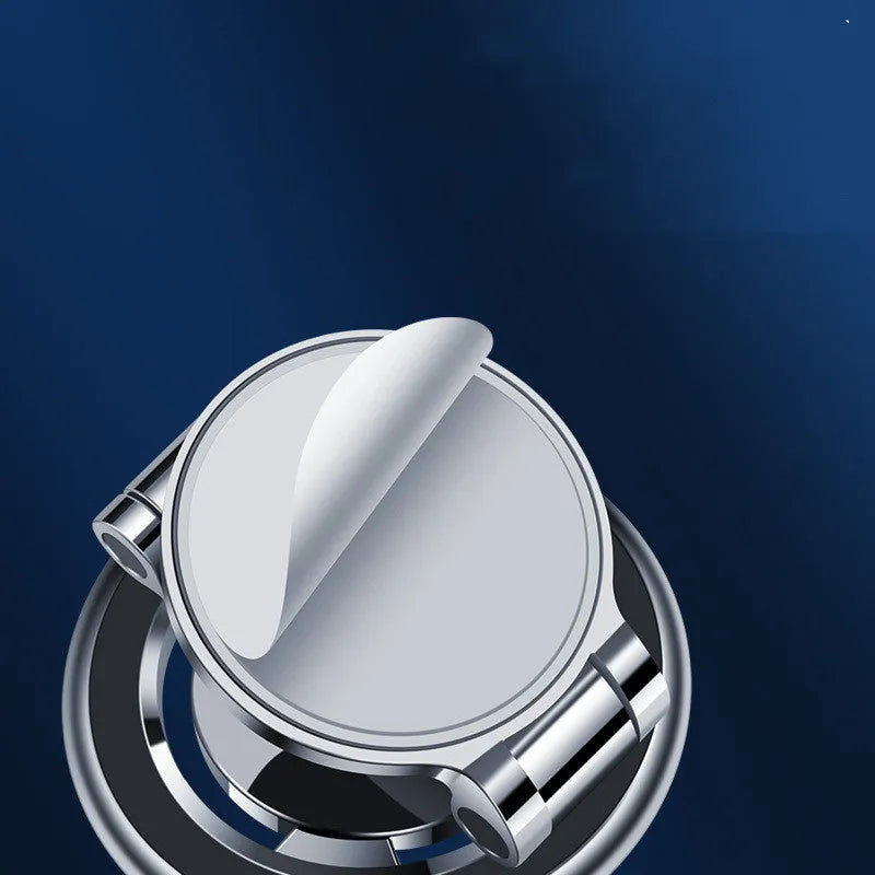 Magnetic car phone holder with 360-degree rotating bracket on centre console