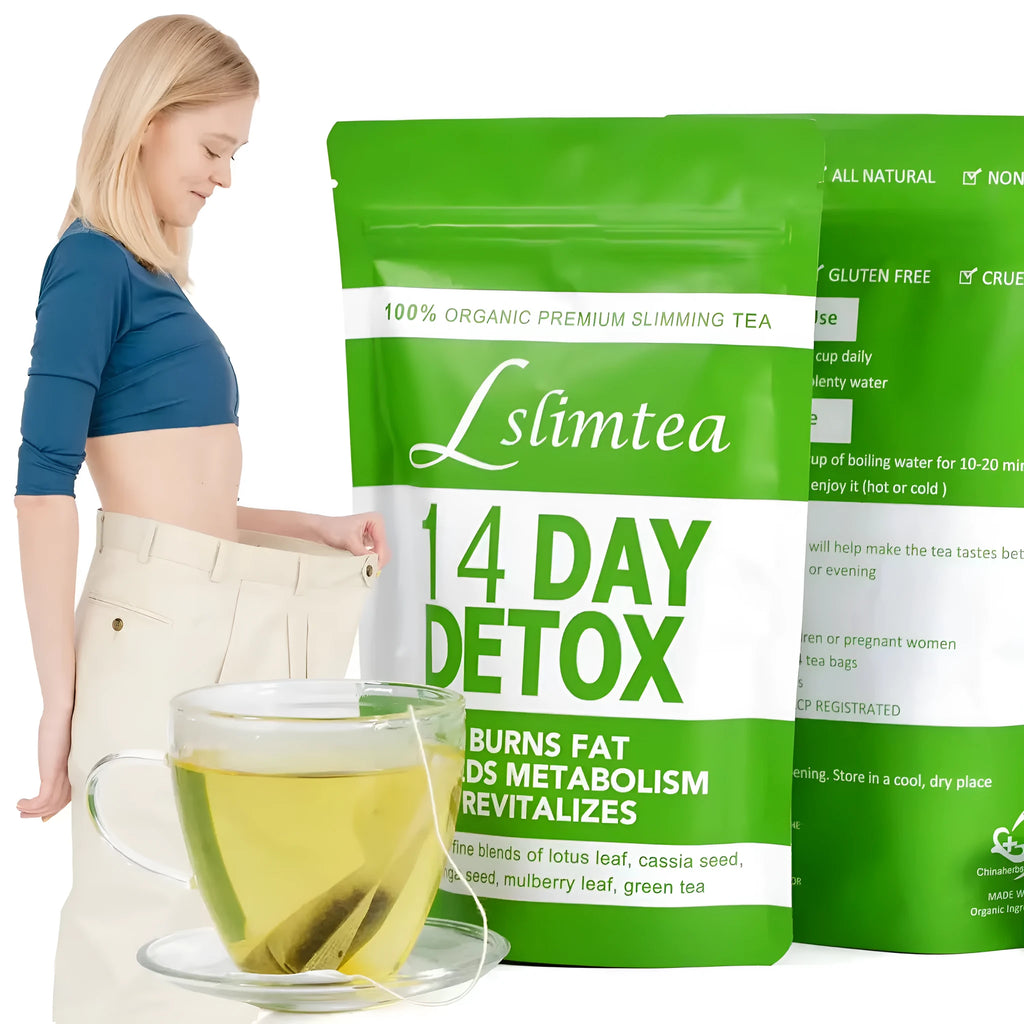 14 Days Herbal Detoxification Diet Tea box with 14 individual 3g sachets