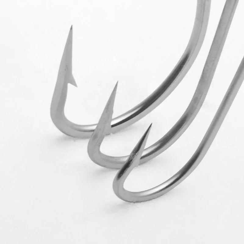 Alloy ocean fishing fishhook for boat fishing with multiple specifications