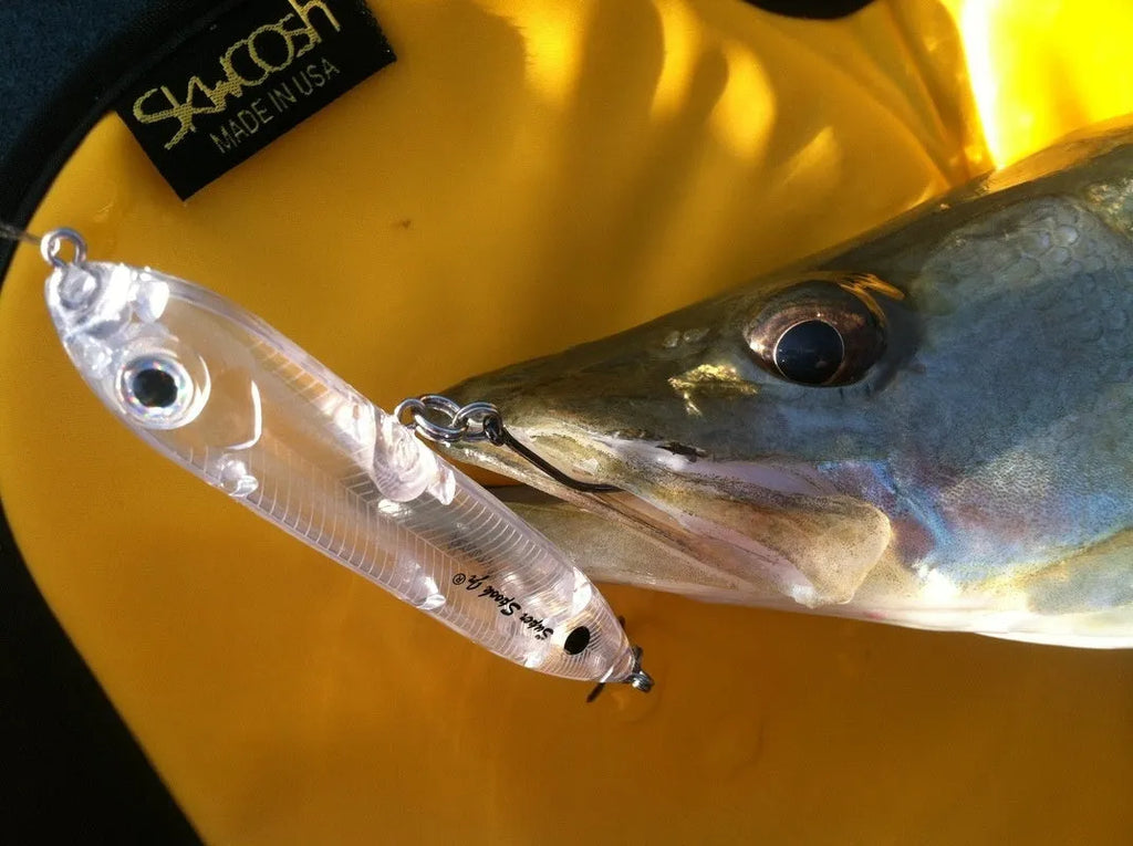 Transparent 9.5cm blank ABS plastic bait body for DIY fishing lure making