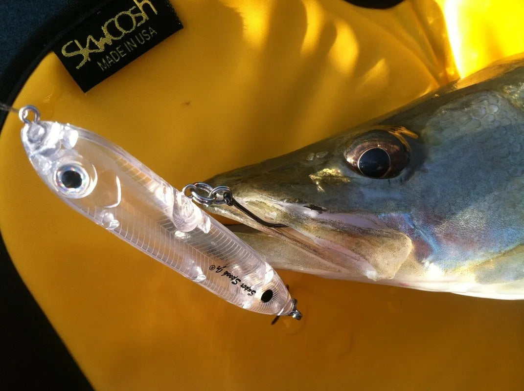Transparent 9.5cm blank ABS plastic bait body for DIY fishing lure making