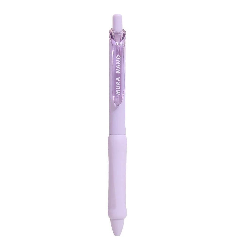 Macaron colour press gel pen showing 0.5mm tip and three smoked colour options