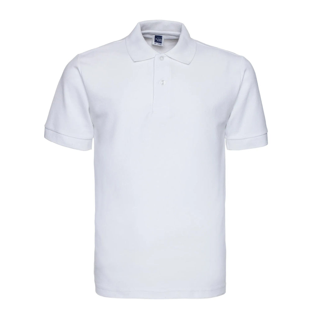 Plus size man wearing a solid black lapel polo shirt with short sleeves, loose fit.