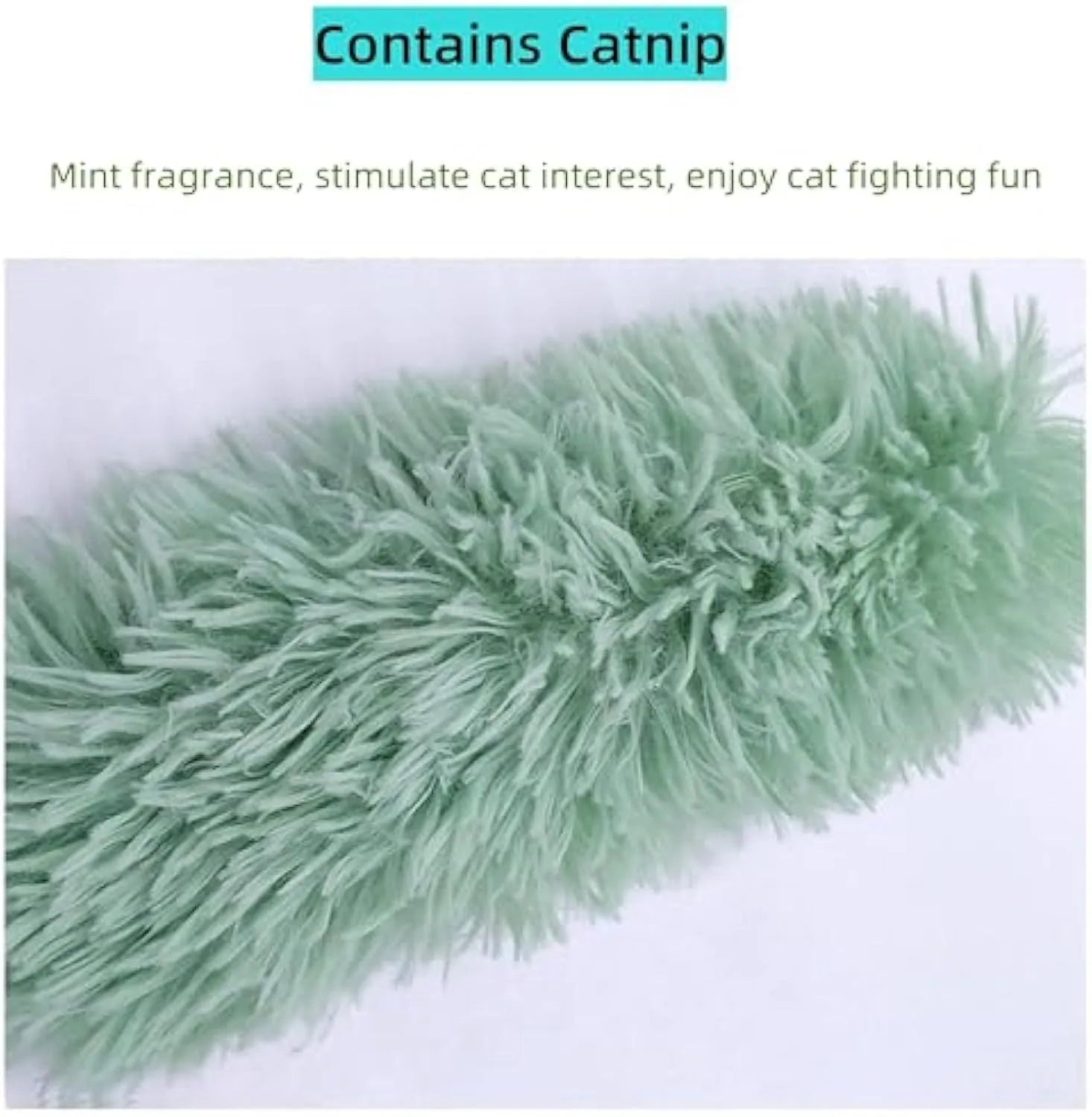 Soft plush cat pillow toy with crinkle sound and natural catnip filling for indoor cats