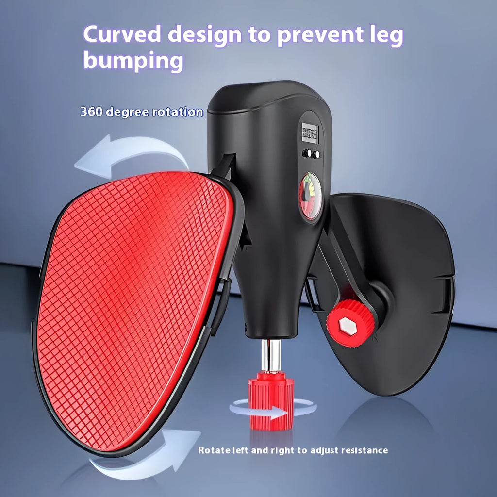 Black and grey Kegel trainer for men's PC muscle exercise with strap and handle options