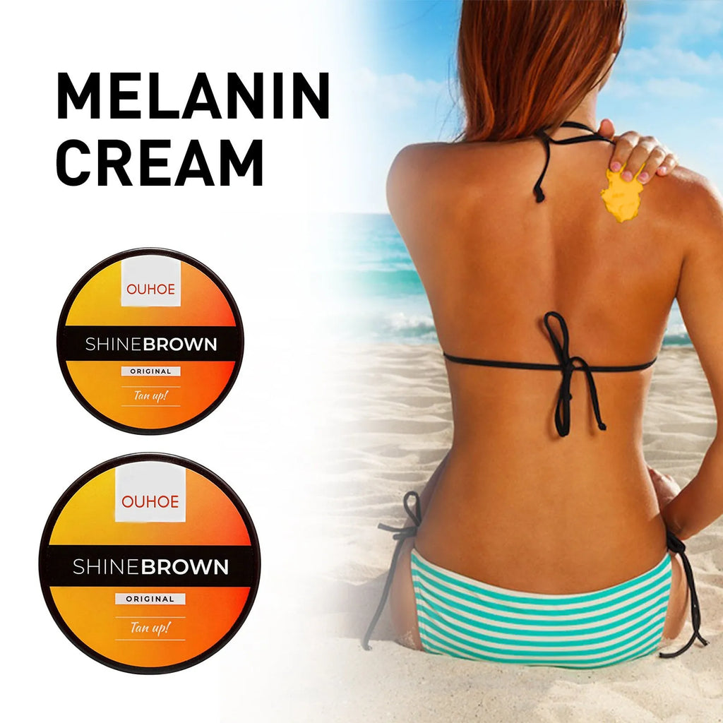 50g tube of tanning cream and 50g tube of aloe vera gel in a summer skincare set