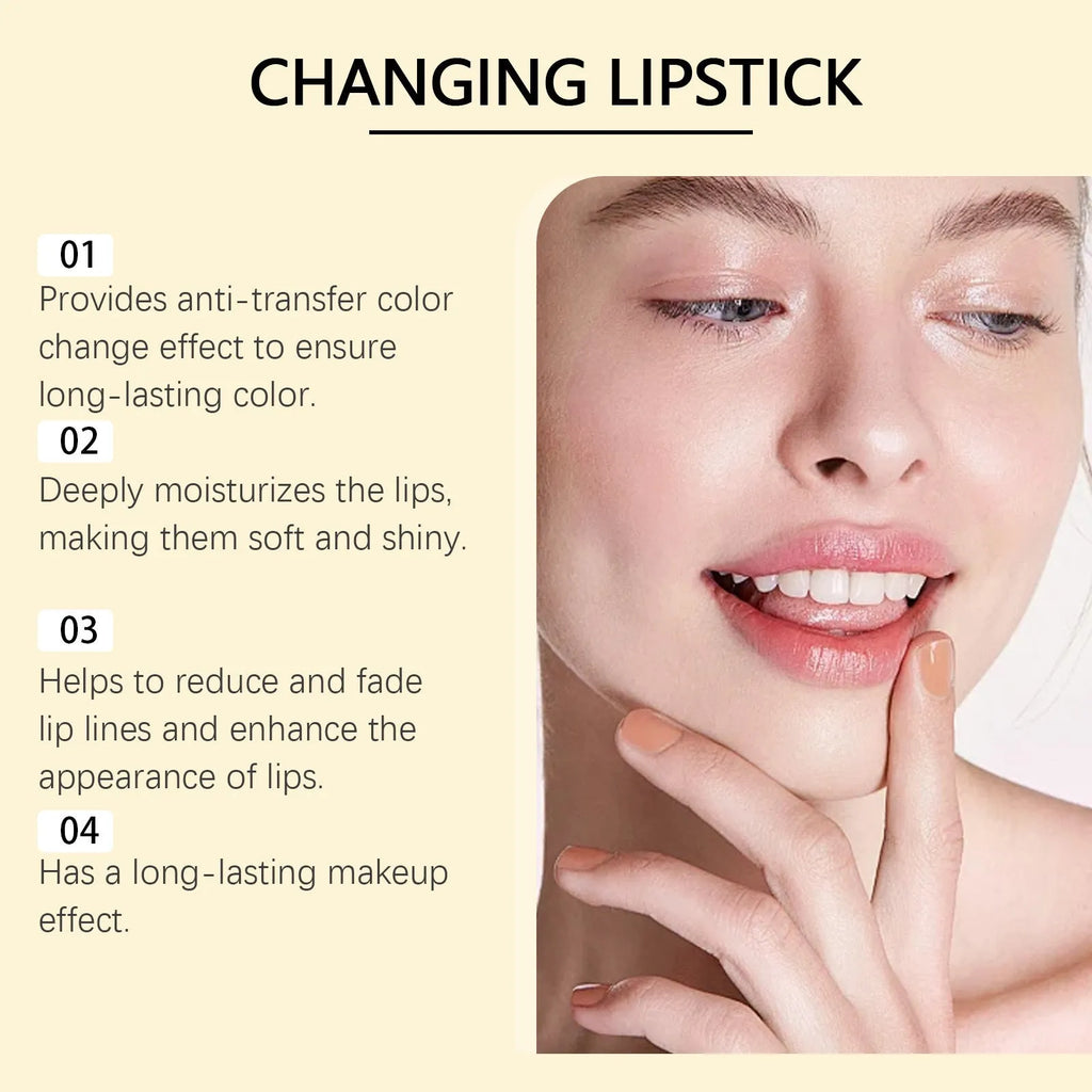 Gold Foil Nourishing Lipstick in a black case, 3.5g net weight.
