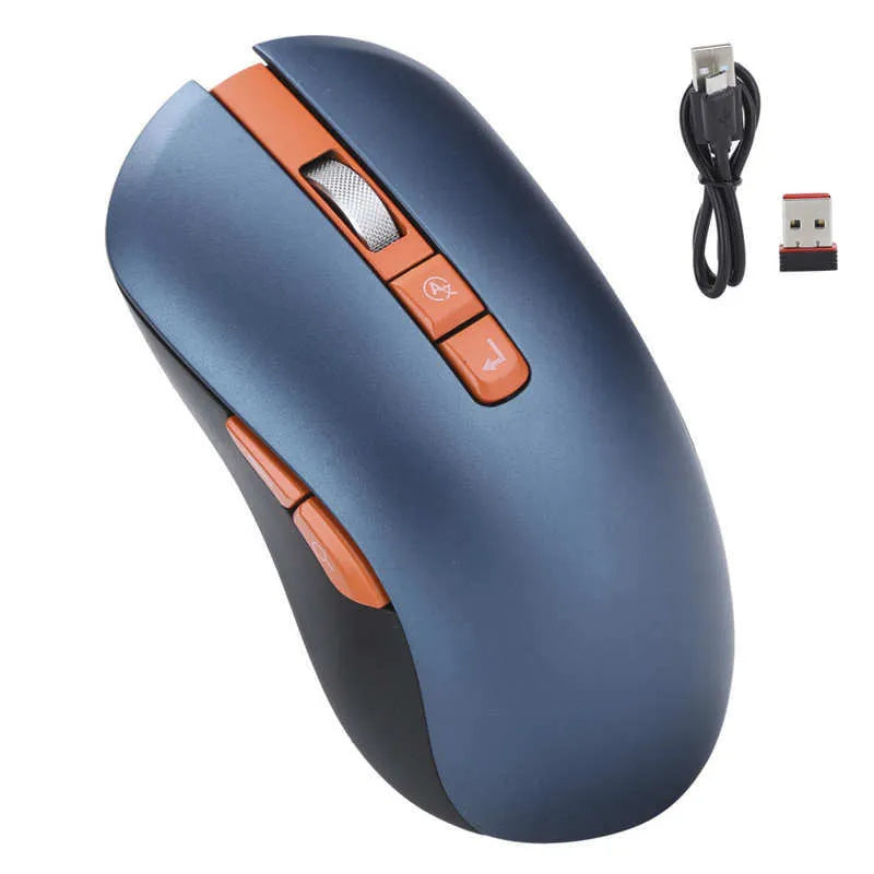 V8 wireless rechargeable voice mouse with Bluetooth, 2.4 GHz, seven buttons, finger style, Premium Edition.