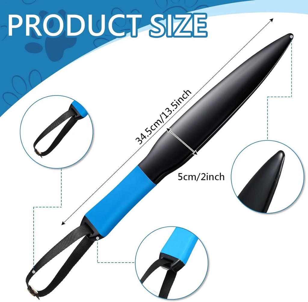 35cm blue-handled dog break stick training tool for bite prevention and mouth release