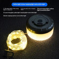 Rechargeable outdoor string lights with 30 LED beads stretched across 8 metre length