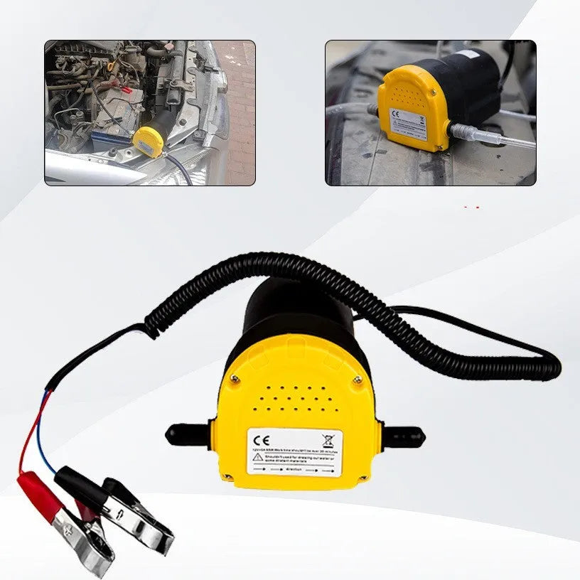 12V electric self-priming oil gear pump body made of engineering plastic for engine oil transfer